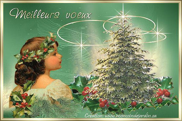 cartes noel mon coin de jardin
